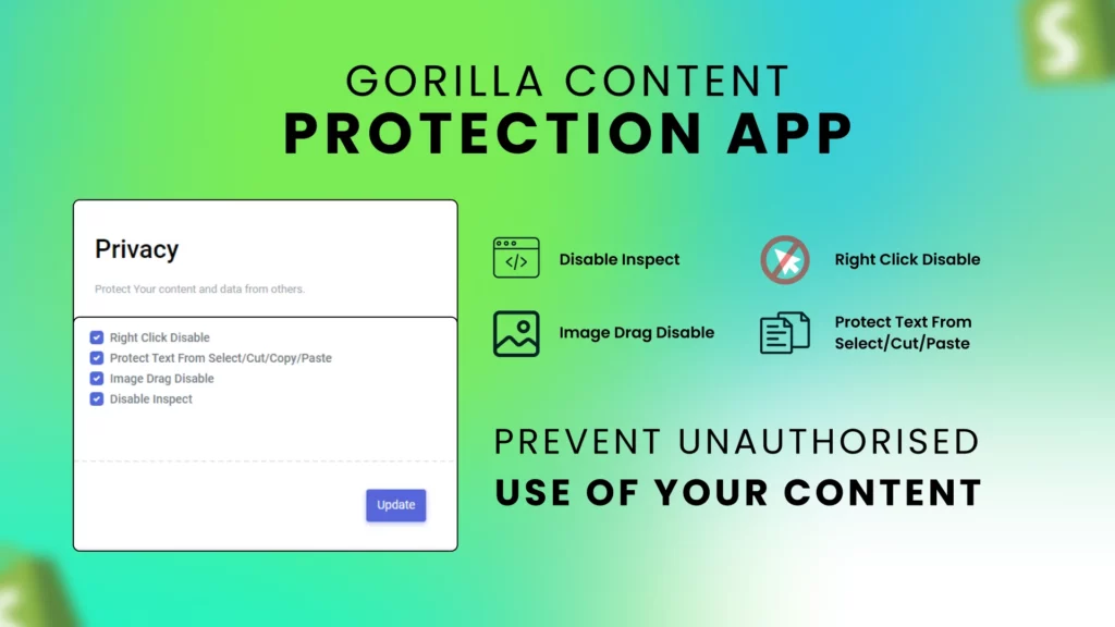 Key Security Features of Gorilla - Shopify Content Protector