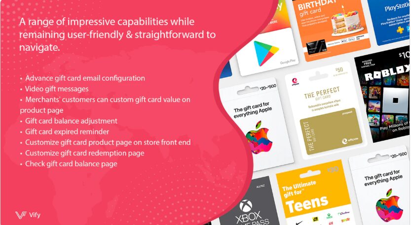 Vify - Professional Gift Cards