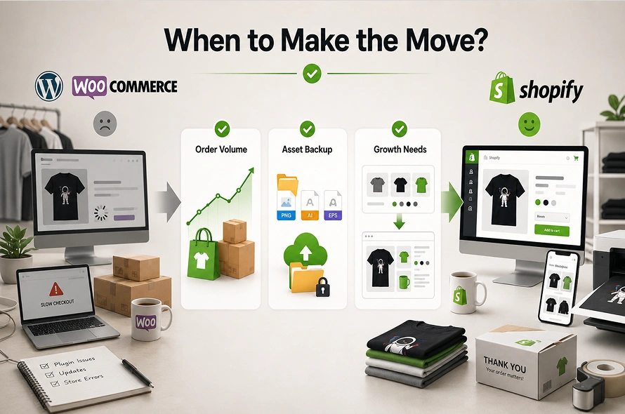 When to Make the Move from WooCommerce to Shopify