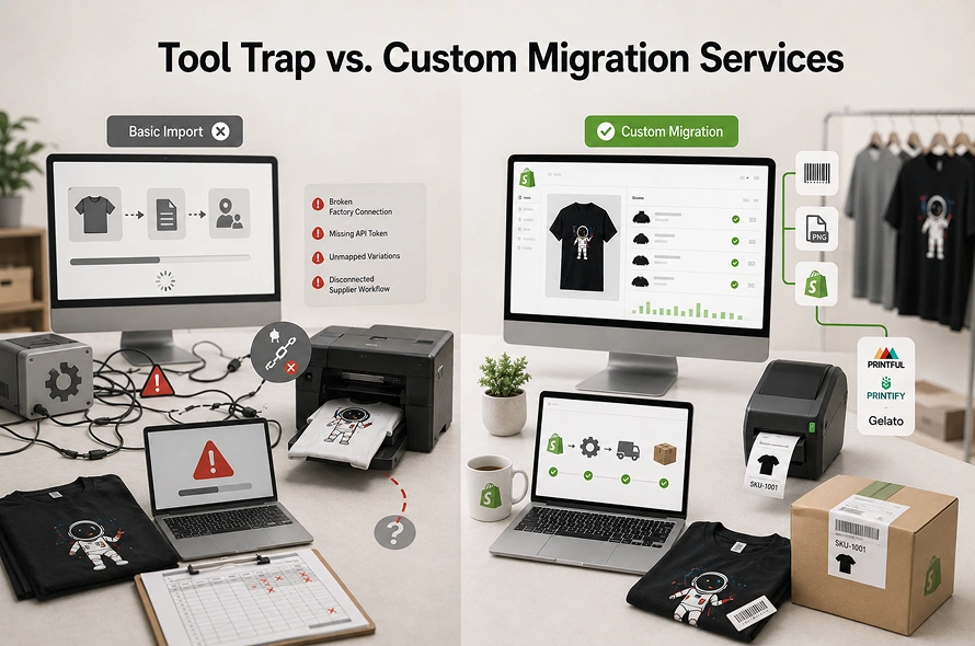The "Tool Trap" vs. Custom Migration Services