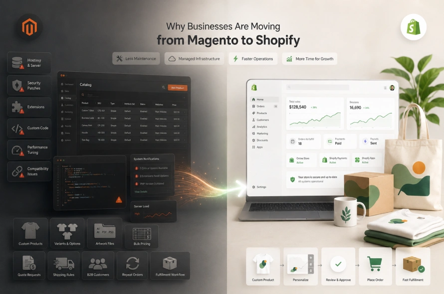 Why Are Businesses Moving from Magento to Shopify?