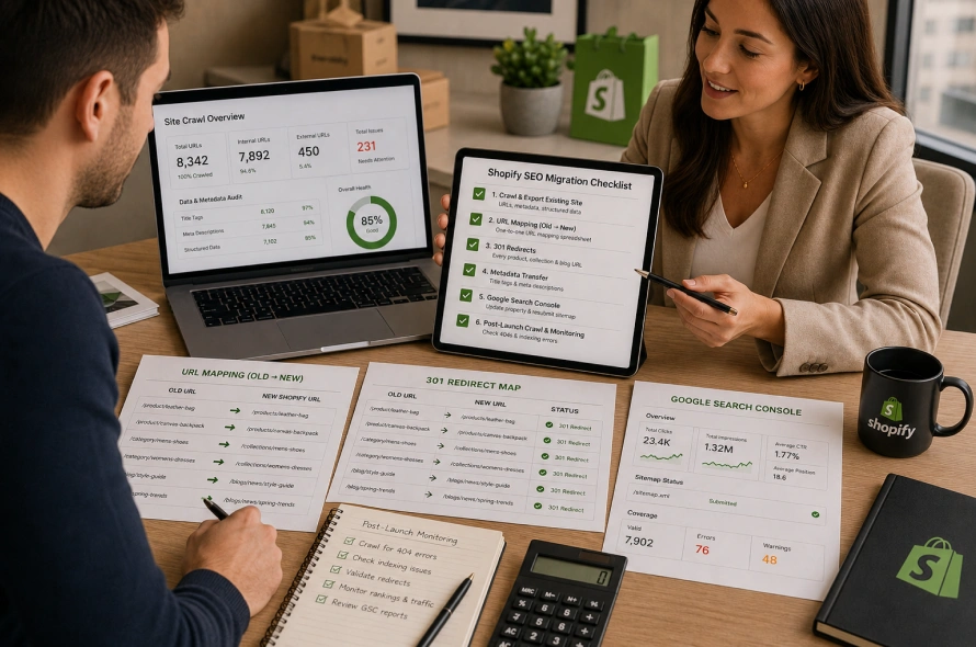 What Does a Shopify SEO Migration Checklist Actually Include?