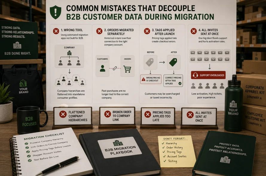 Common Mistakes That Decouple B2B Customer Data During Migration