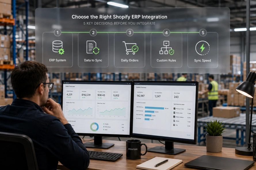 Before You Choose an ERP Integration Method: Five Questions to Answer