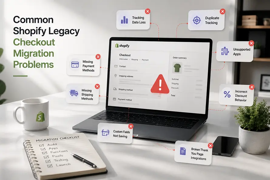 Common Shopify Legacy Checkout Migration Problems