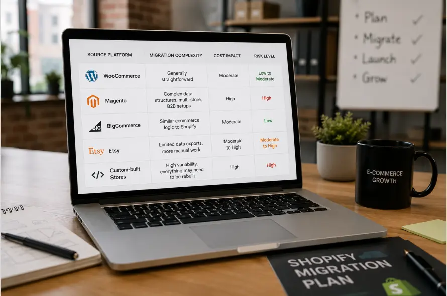 Migration Cost and Risk Change With Your Source Platform