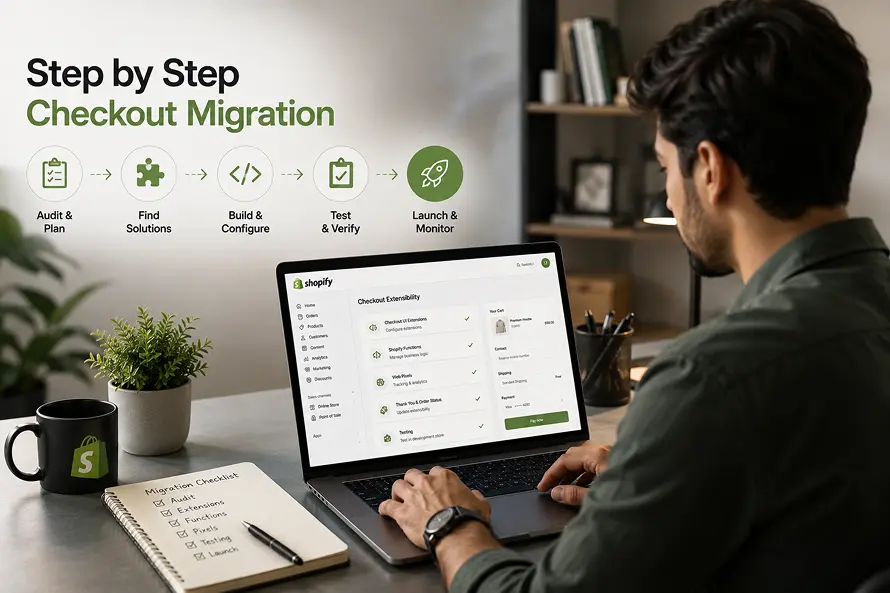 Shopify Checkout Migration Process: Step by Step