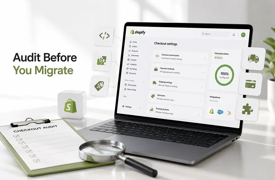 Shopify Checkout Settings Audit Before Migration