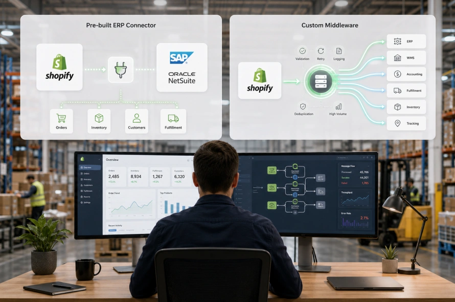 Two Ways to Connect Shopify to Your ERP