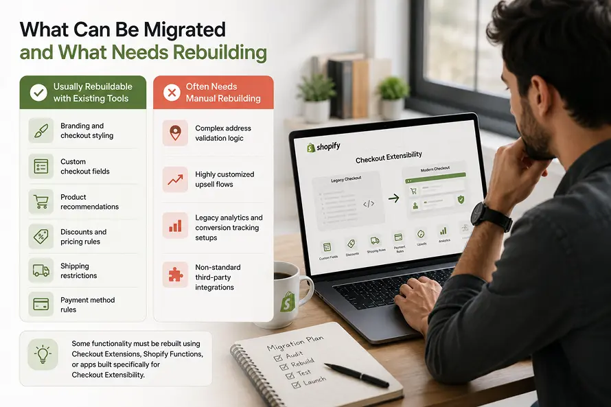 What Can Be Migrated and What Needs Rebuilding